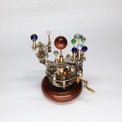 Orrery Luxury Home Décor Solar System Model, Gift for Husband, tellurion