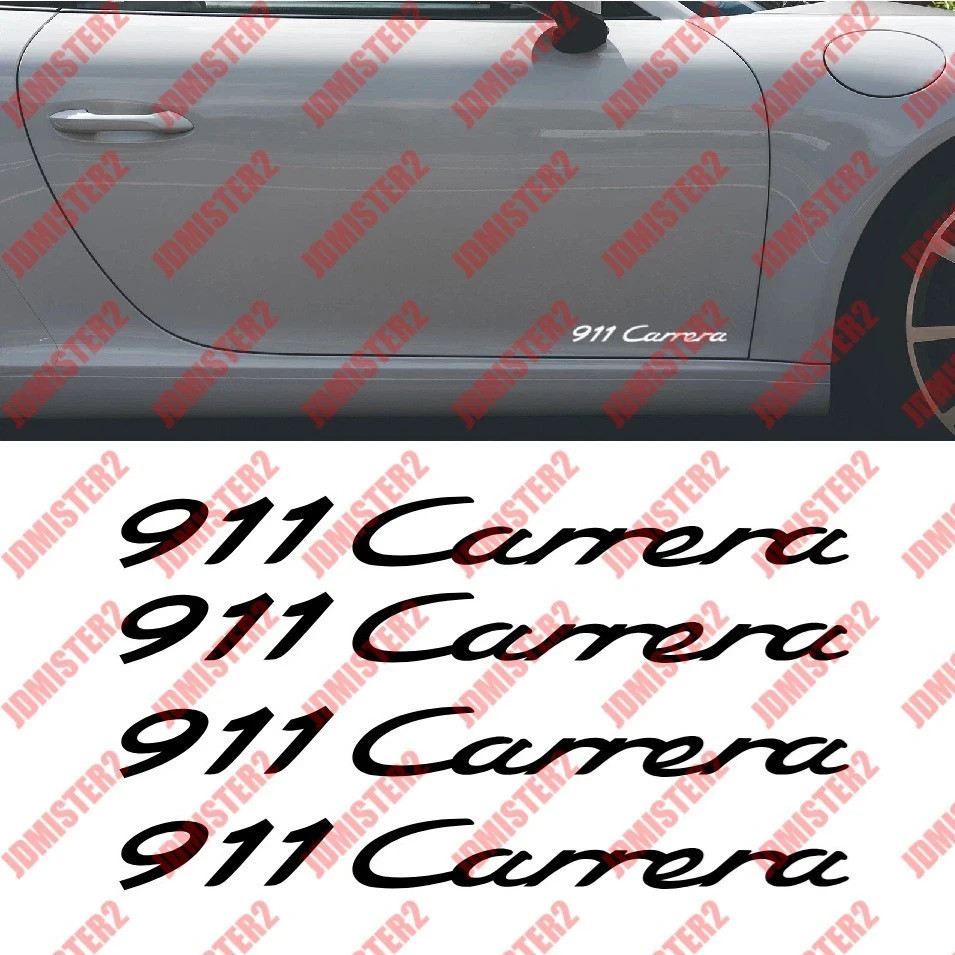 911 Carrera Side Decal Carrera 4 Carrera 4S Die Cut Vinyl Sticker – Any Color