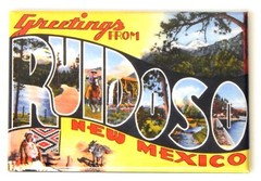 Greetings from Ruidoso New Mexico FRIDGE MAGNET “style A” travel souvenir