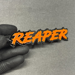 Custom Lazer Cut Car Acrylic Badge Emblem MULTI COLOR Customized Text Names.