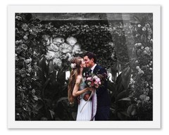 12×22 Frame White Wood Picture Photo Frame with UV Acrylic and Acid Free Backing