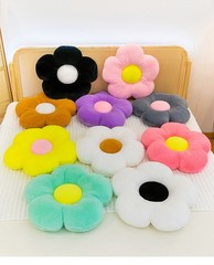 7Pcs Colorful Sunflower Plush Pillows Soft Flower Cushions Home Office Decor