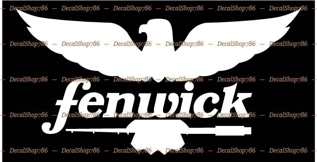 Fenwick Fishing Rods -Outdoor Sports- Vinyl Die-Cut Peel N’ Stick Decal/Sticker