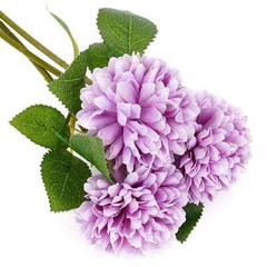 1/4pcs Artificial Chrysanthemums Ball Fake Flowers Plant Home Garden Decor