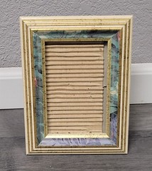 Fetco 6 x 4 Photo Frame Green/Purple/Multi-color Border