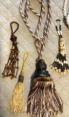 Lot of 10 Decorative Accent Tassels Multiple Sizes & Colors Craft Home Decor