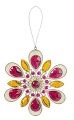 Ganz E1 Crystal Expressions 5in Golden Flower Ornament ACRY-692 Choose Design