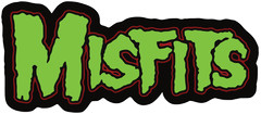 New Misfits Green Logo Sticker M001S
