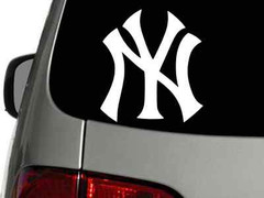 New York Yankees Baseball Vinyl Decal Car Wall Window Sticker CHOOSE SIZE COLOR