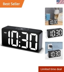 User-Friendly Small Digital Alarm Clock with Jumbo Numbers – Great for All Ages