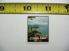 TINY CRATER LAKE OREGON #1 SMALL STICKER DECAL NATIONAL PARK COLLECTIBLE