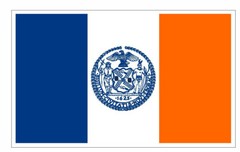 New York City Flag Sticker Decal F664