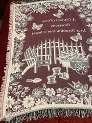 VTG Goodwin Weavers LLC Crown Crafts Inc Grandmother Light Throw 53” L x 43” W
