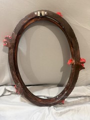 Red Cap Mushroom Frame For Pics Or Oval Hanging Mirror Whimsy Cottage Core