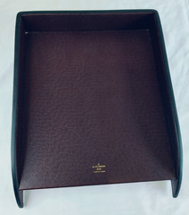 Louis Vuitton Taiga Correspondence Tray Brown Desk Tray Stationery
