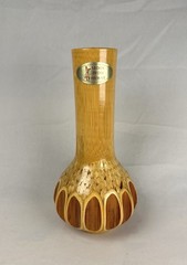 Mid-Century Modern MCM Bamboo Vase 8 inches tall Made In Hawaii