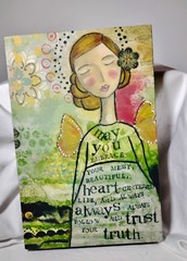 Kelly Rae Roberts Collection 8in x 12in Wall Art “Your Messy Beautiful Life”