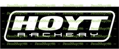 HOYT Archery – Bow Hunting & Outdoor Sports – Vinyl Die-Cut Peel N’ Stick Decal