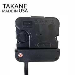 Made in USA Takane Electric 110V Clock Movement Kit with Hands, Multiple Sizes