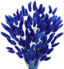 120pcs Natural Bunny Tails Dried Flowers 17in Lagurus Ovatus Pampas Grass Decor