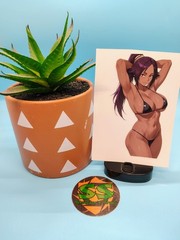 (4.5 Inches) Yoruichi Shihouin (Bikini #2) – Water-Resistant Vinyl Sticker