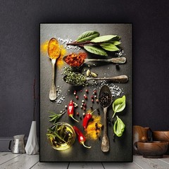 Kitchen Canvas Painting Wall Art Food Picture Home Decor Canvas Print Art Poster
