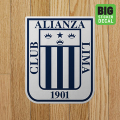Alianza Lima Peru Big Laminated Vinyl Sticker Car Decal Calcomania Carro