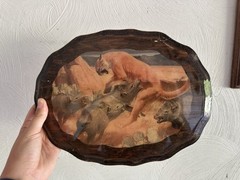 Animal Print African Plaque