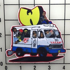 Wu Tang Ice Cream Truck 4″ Wide Color Vinyl Decal Sticker – BOGO