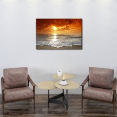 Canvas Print Painting Picture Home Decor Wall Art Sea Beach Landscape Framed