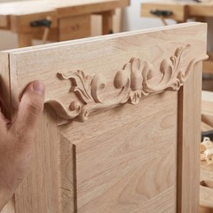European Style Carved Skirt Furniture Repair Ornament Cabinet Applique