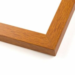 30×40 – 30 x 40 Honey Pecan Flat Solid Wood Frame with UV Framer’s Acrylic & Foa