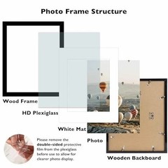 Set of 12 Black Diamond Art 10×14 Picture Frames – 30×40 Inch