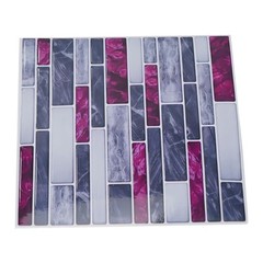 Easy Installation 3D Tile Stickers Waterproof Kitchen Bathroom Decor (10Pcs)
