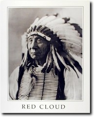 “Native American Wall Decor Indian Chief Red Cloud Colorado Art Print Poster (..
