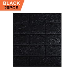 10/20 x 3D Tile Brick Wall Sticker Self-adhesive Foam Panel Wallpaper 13.8*15.2″