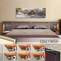 60W”x20H” LOST IN THE REVERIE by STEVE HANKS – Subject: Nudes CHOICES of CANVAS