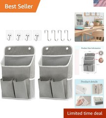 Hanging Basket Organizer Wall Pocket Over Door Storage for Home Office Camper…