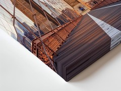 Wall Art Brooklyn Bridge Canvas Golden Hour Photograph Of Nyc Icon