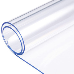 Linkgro Plastic Vinyl Clear Table Protector – 42X80 Inch 1.5Mm Thick For Dining