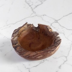 Handcrafted Natural Edge Wood Bowl 10” Diameter 6″Tall Live Edge Rustic Art 5 lb
