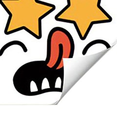 Funny Trash Garbage Can Stickers Self-Adhesive Cute Toilet Lid Decal Sticker