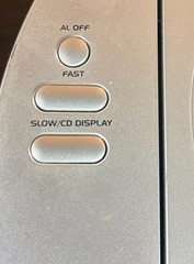 GPX CD Player AM/FM Radio Dual Alarm Clock CRCD3805 Battery Backup Tested 2005