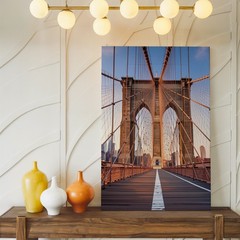 Wall Art Brooklyn Bridge Canvas Golden Hour Photograph Of Nyc Icon