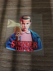 Eleven Waffle Stranger Things UV DTF Dcal Sticker Raised Waterproof USA