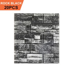 10/20 x 3D Tile Brick Wall Sticker Self-adhesive Foam Panel Wallpaper 13.8*15.2″
