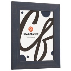 Craig Frames Jasper, 1.5″ Distressed Rustic Weathered Country Blue Picture Frame