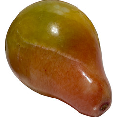 Vintage Alabaster Italian Stone Fruit Lot Of 7 Pieces Mango Pear Pineapple Peach