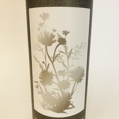 DCWV Decal Sticker Wildflowers Peel and Stick With Foil, Silver, Large