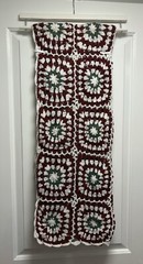 Shabby Chic Crochet Throw Blanket 50×60 Granny Grannycore Retro Boho Country